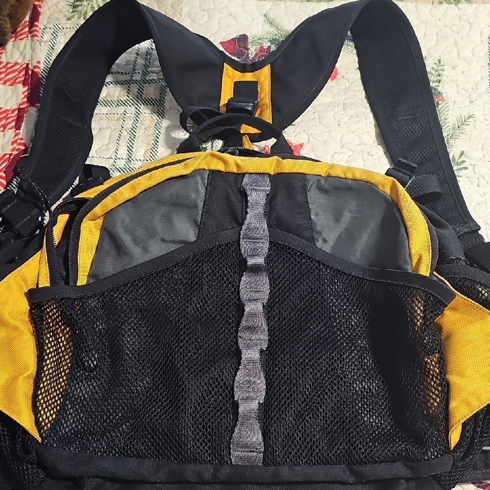 L.L. Bean Yellow and Black Backpack